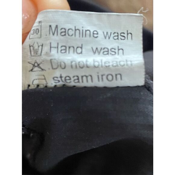 ANRABESS BLACK DRAWSTRING WOMEN’S BLACK JOGGERS - Picture 9 of 9